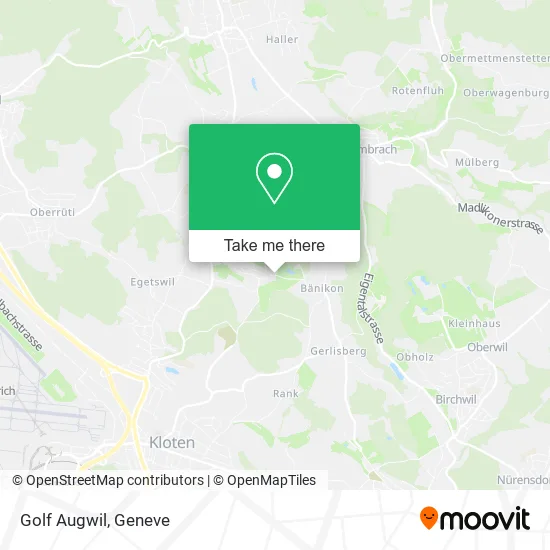 Golf Augwil map