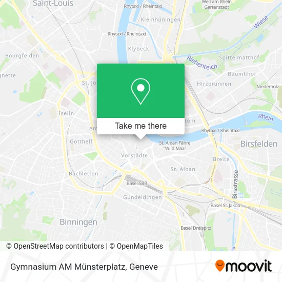 Gymnasium AM Münsterplatz map