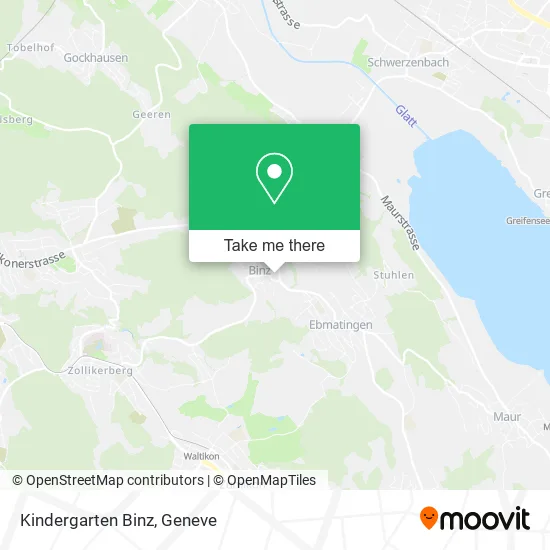 Kindergarten Binz map