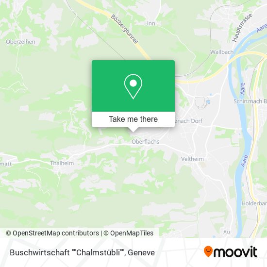 Buschwirtschaft ""Chalmstübli"" map