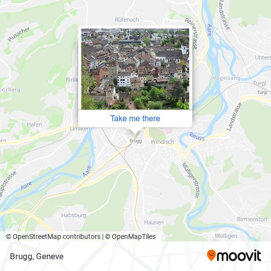 Brugg map