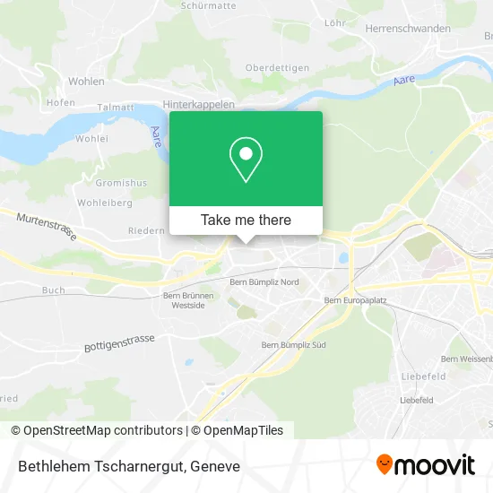 Bethlehem Tscharnergut map