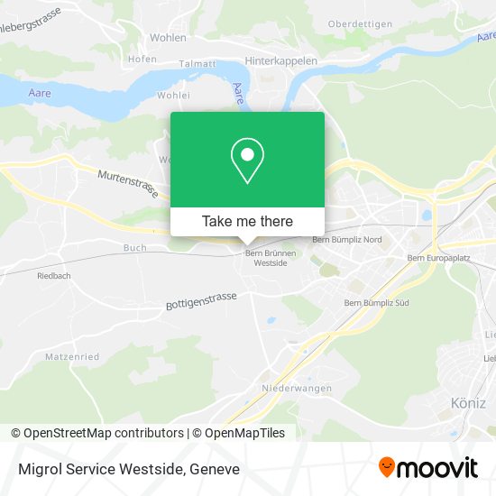 Migrol Service Westside map