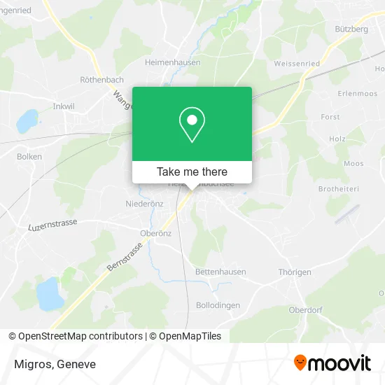 Migros map