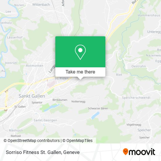 Sorriso Fitness St. Gallen map