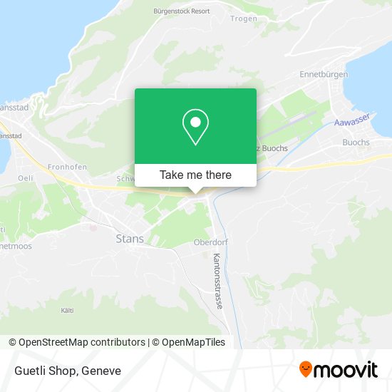 Guetli Shop map