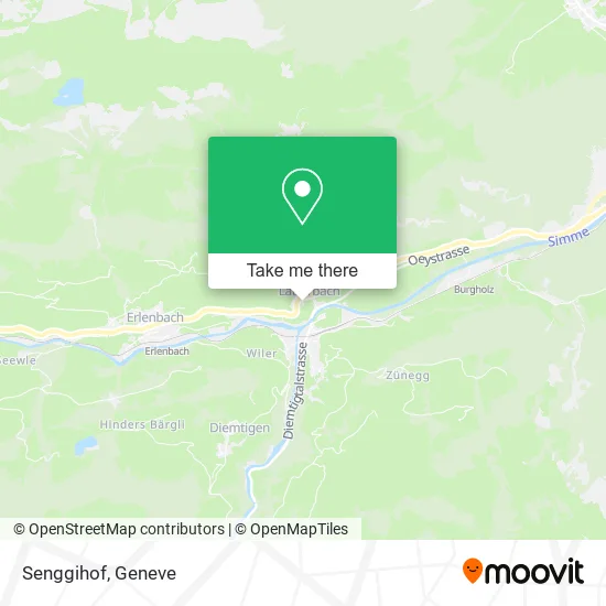 Senggihof map