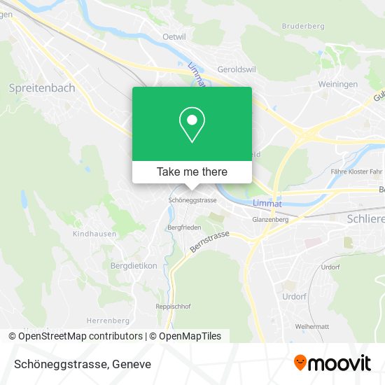 Schöneggstrasse map