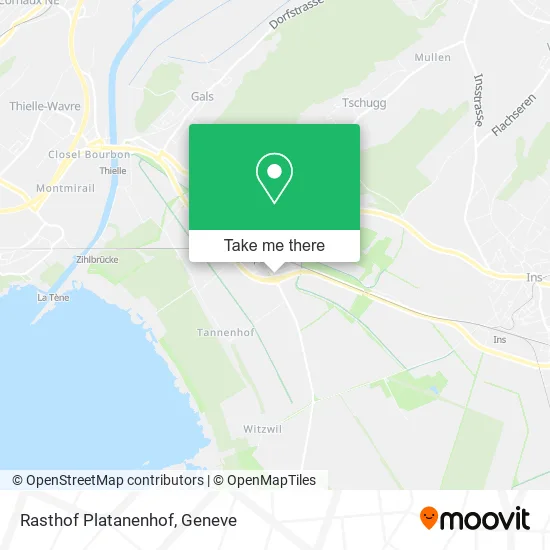 Rasthof Platanenhof map