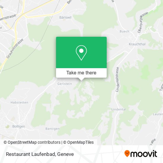 Restaurant Laufenbad map