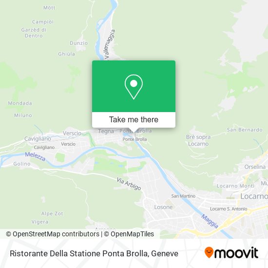 Ristorante Della Statione Ponta Brolla map