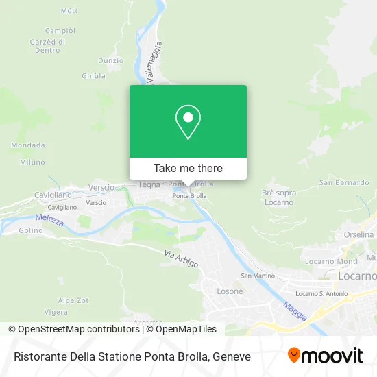 Ristorante Della Statione Ponta Brolla map
