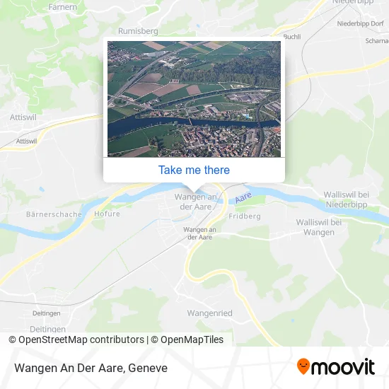 Wangen An Der Aare map