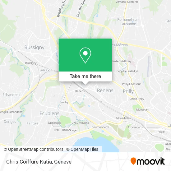 Chris Coiffure Katia map