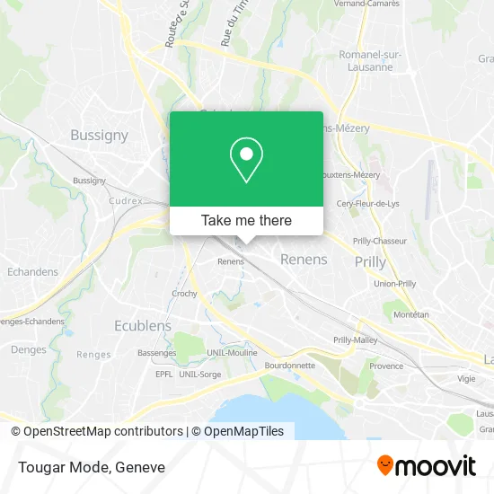 Tougar Mode map