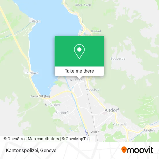 Kantonspolizei map