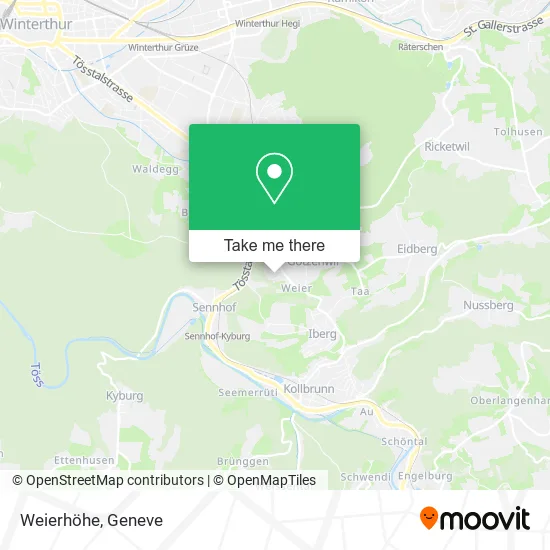 Weierhöhe map