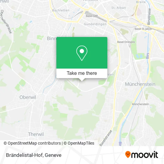 Brändelistal-Hof map