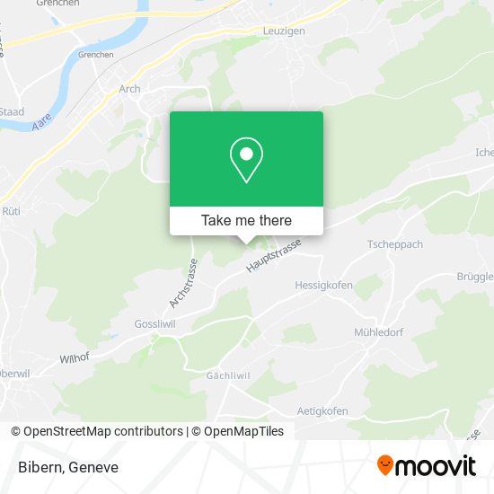 Bibern map