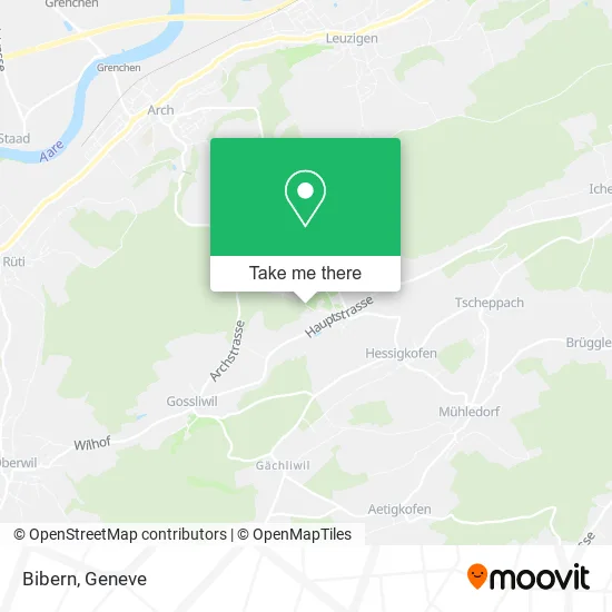 Bibern map