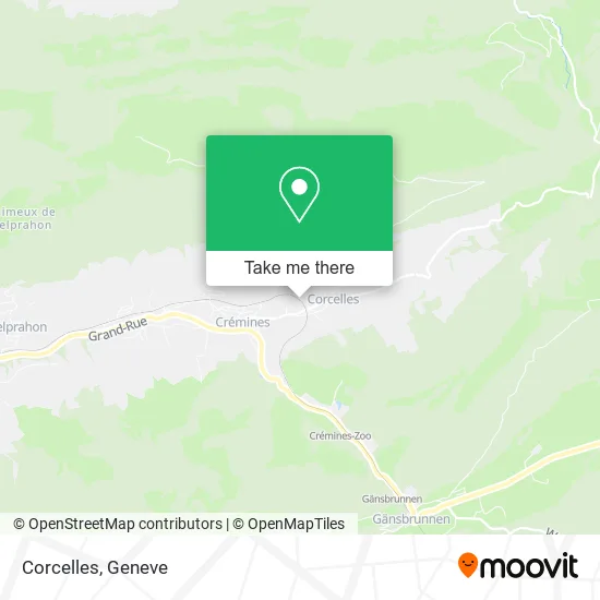 Corcelles map