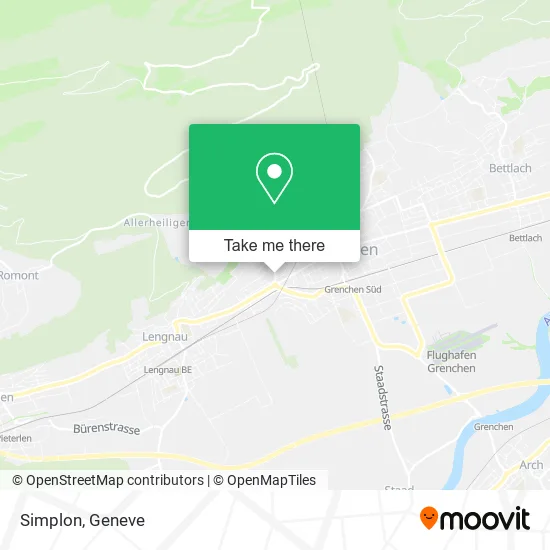 Simplon map