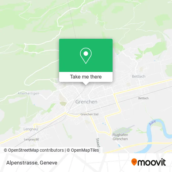 Alpenstrasse map