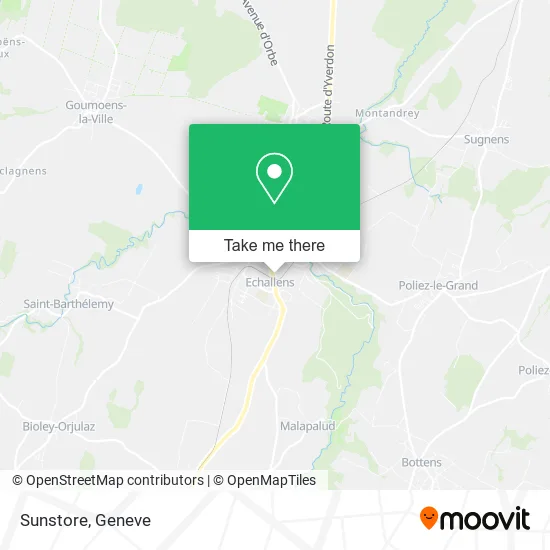 Sunstore map