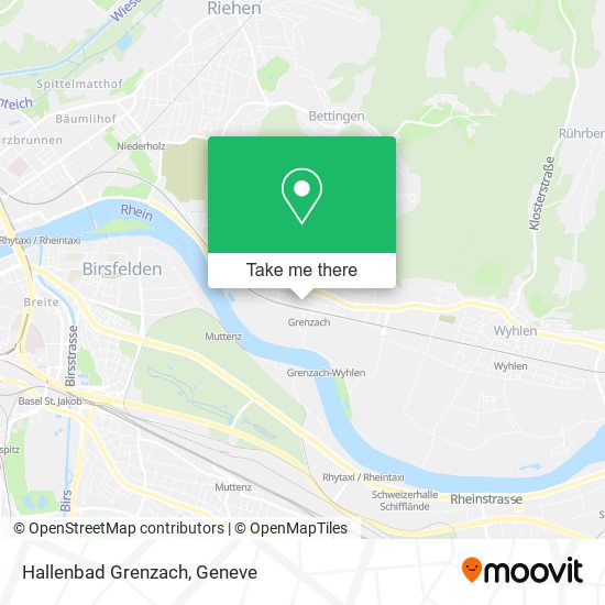 Hallenbad Grenzach map