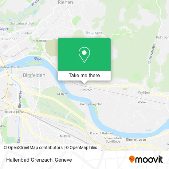 Hallenbad Grenzach map