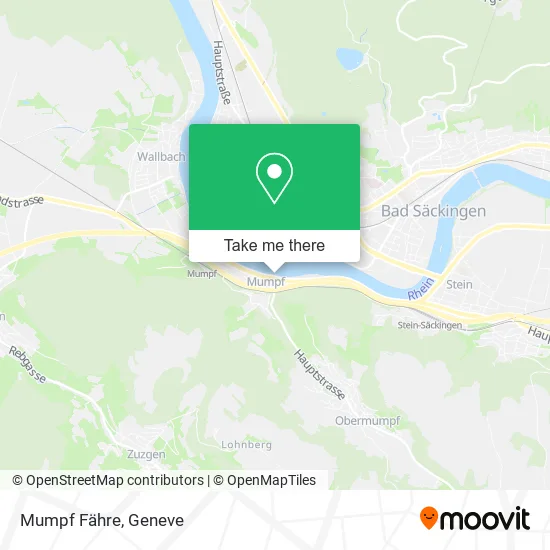 Mumpf Fähre map