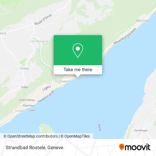 Strandbad Rostele map