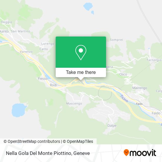 Nella Gola Del Monte Piottino map