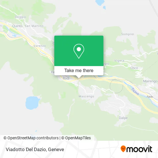 Viadotto Del Dazio map