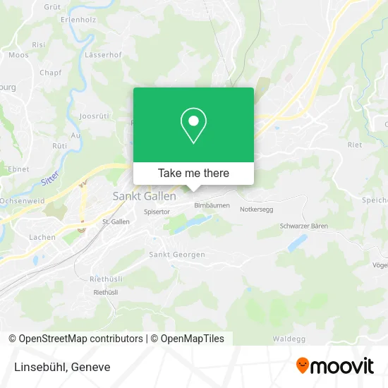 Linsebühl map