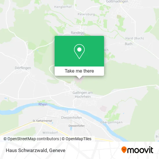 Haus Schwarzwald map