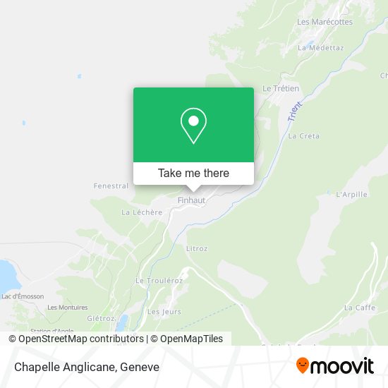 Chapelle Anglicane map