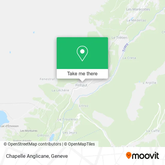 Chapelle Anglicane map