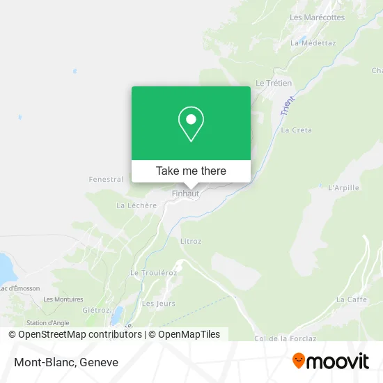 Mont-Blanc map