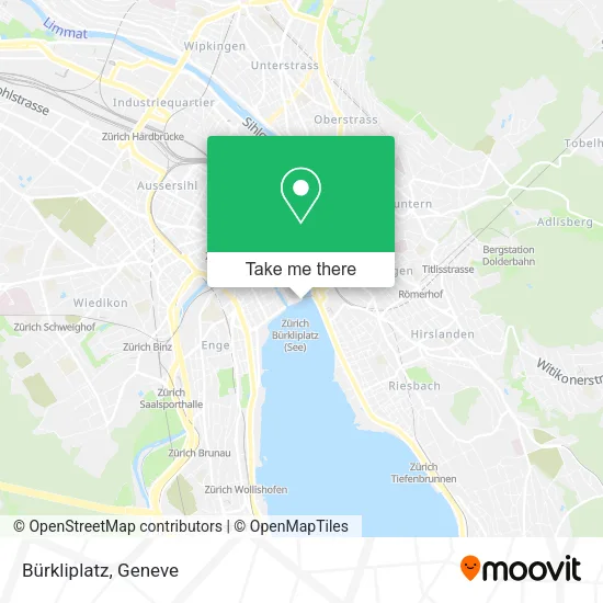 Bürkliplatz map