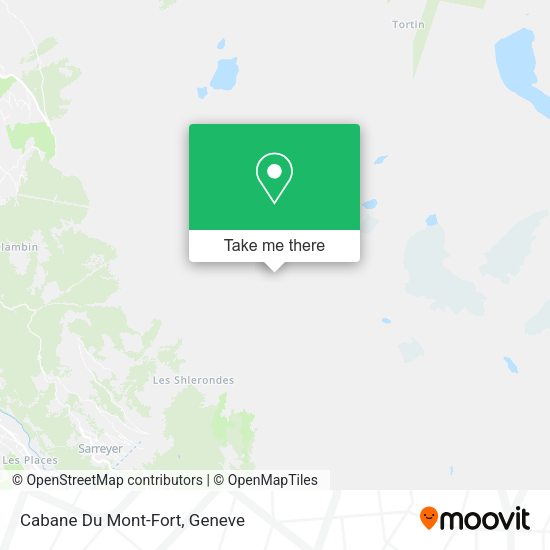 Cabane Du Mont-Fort map