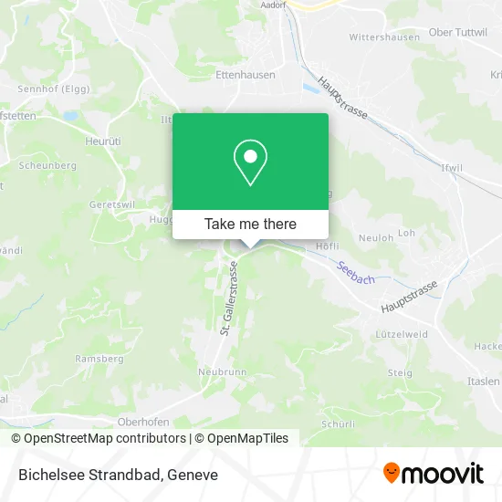 Bichelsee Strandbad map