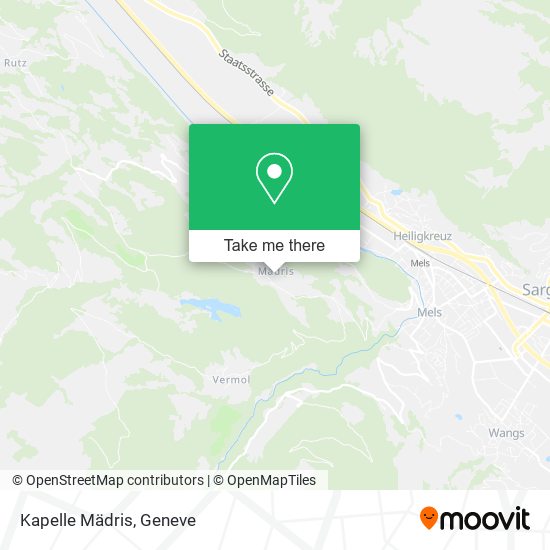 Kapelle Mädris map