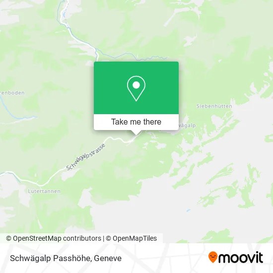 Schwägalp Passhöhe map