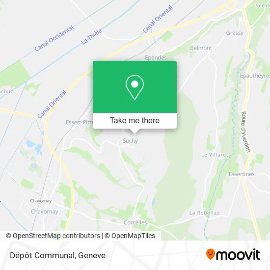 Dépôt Communal plan