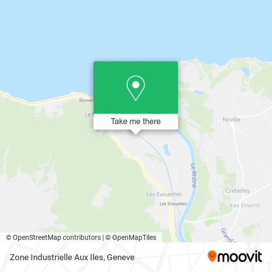 Zone Industrielle Aux Iles map