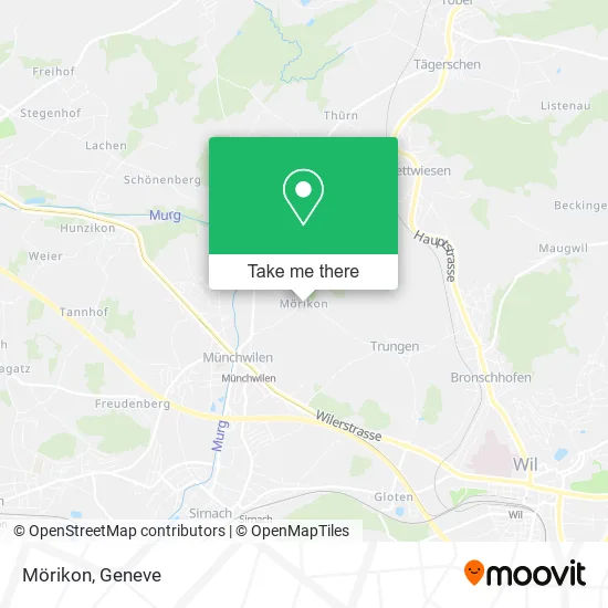 Mörikon map