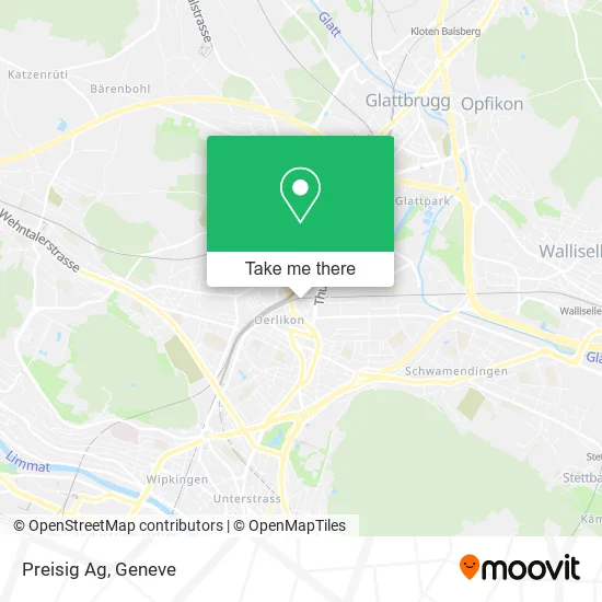Preisig Ag map