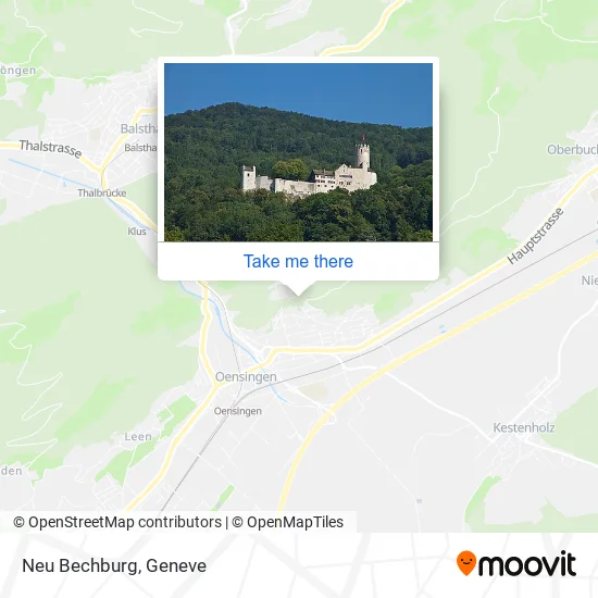 Neu Bechburg map