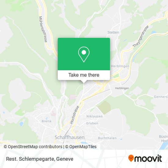 Rest. Schlempegarte map